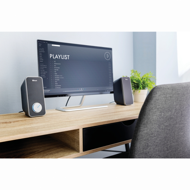 Колонки - Акустическая система Trust Arys 2.0 14 Вт USB/AUX черный (20179_TRUST)#4