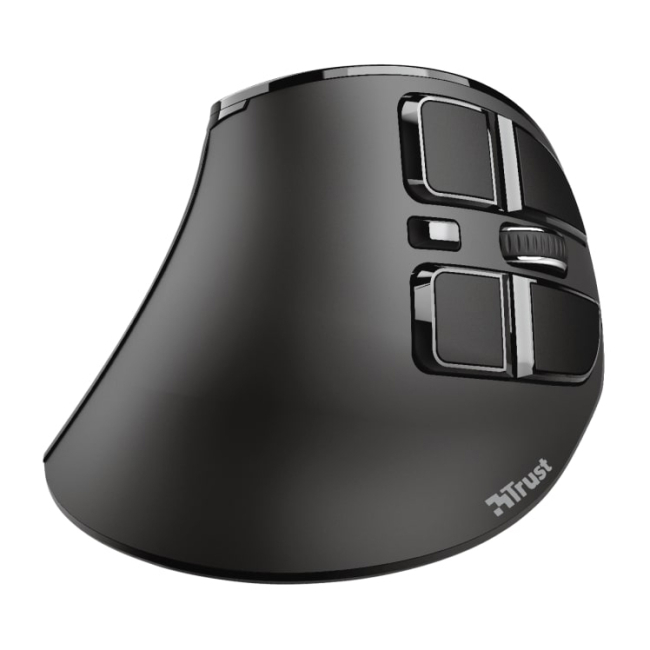 Клавиатура и мыши - Мышка Trust Voxx Rechargeable Ergonomic WL черный (23731_TRUST)#2