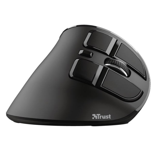 Клавиатура и мыши - Мышка Trust Voxx Rechargeable Ergonomic WL черный (23731_TRUST)#3