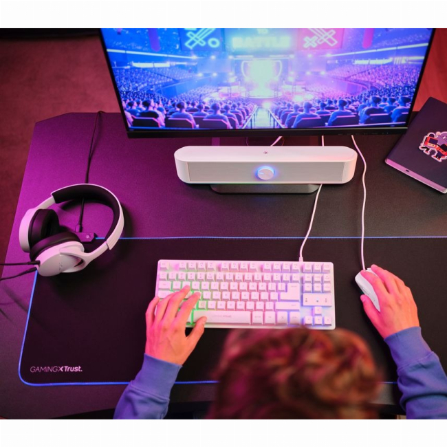 Колонки - Саундбар Trust GXT 619 Thorne USB/AUX RGB белый (25110_TRUST)#4