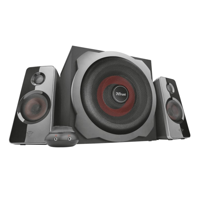 Колонки - Акустическая система Trust 2.1 GXT 38 Tytan ultimate bass speaker set black (19023_TRUST)#2
