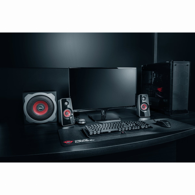 Колонки - Акустическая система Trust 2.1 GXT 38 Tytan ultimate bass speaker set black (19023_TRUST)#7