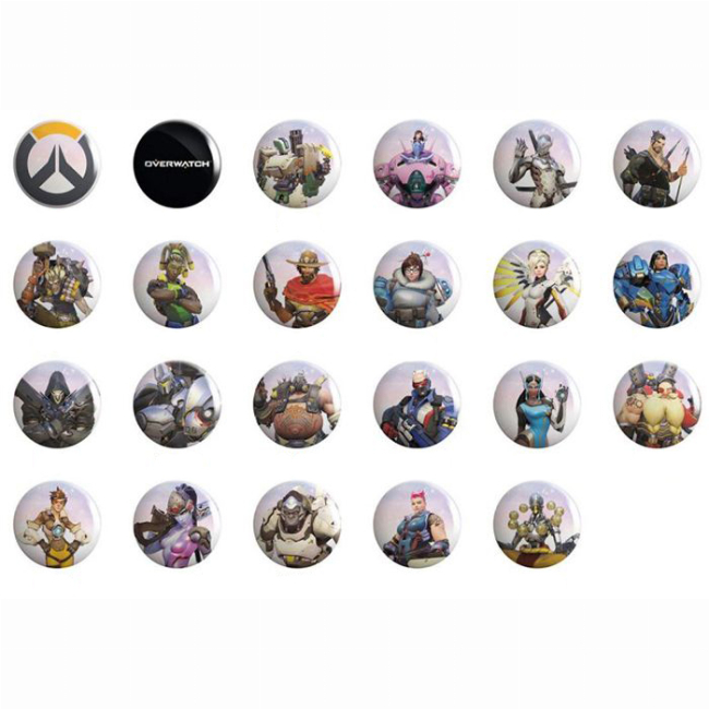 Біжутерія та аксесуари - Набір значків Jinx Overwatch buttons N/A multicolor в асортименті (JINX-7327)#2