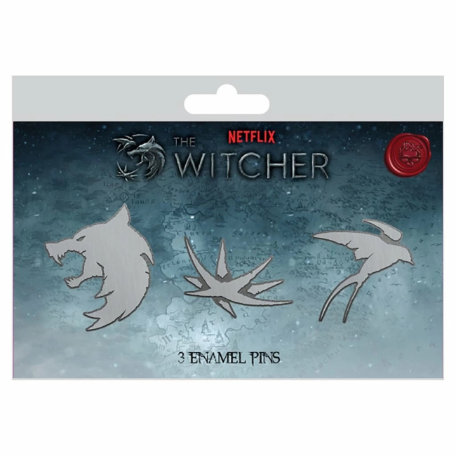 Біжутерія та аксесуари - Набір значків Jinx Netflix The Witcher trinity sigils 3-pack (JINX-12023)#2