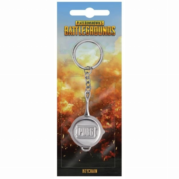 Брелоки - Брелок Jinx PUBG Frying pan keychain N/A Chrome (JINX-8906)#3