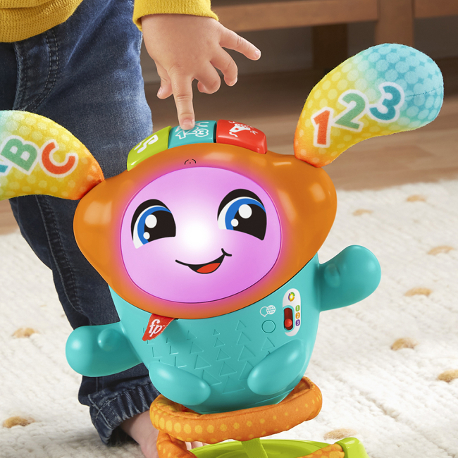 Развивающие игрушки - Интерактивная игрушка Fisher-Price Smart Stages Ди-Джей Попрыгун многоязычный (JLH74)#3