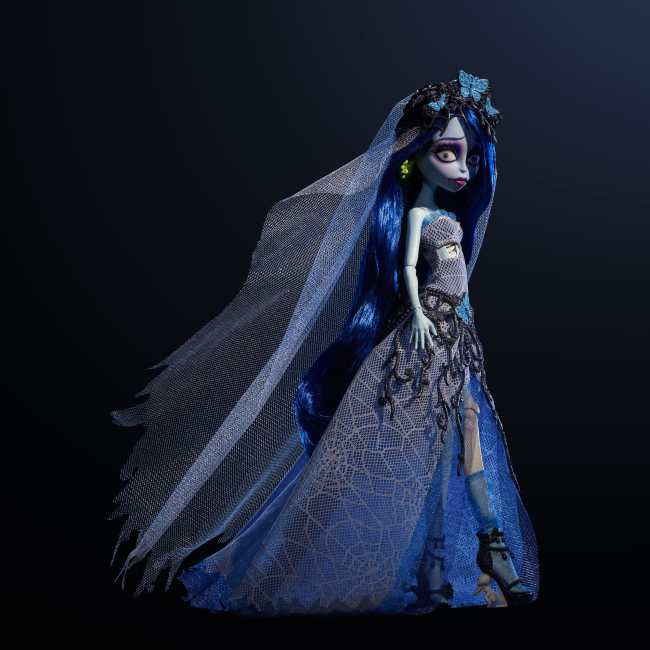 Куклы - Кукла Monster High Skullector Труп невесты Эмили (JDR67)#4