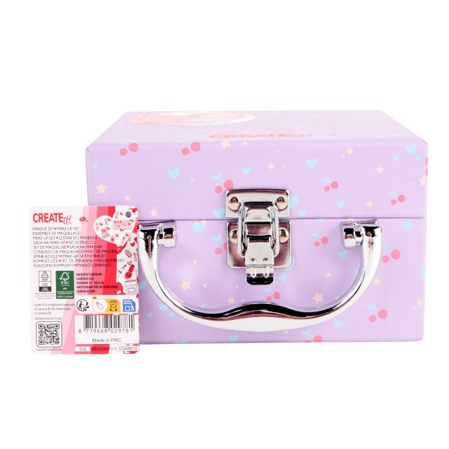 Косметика - Набор косметики Creat It! В сиреневом кейсе на замочке (884506)#5