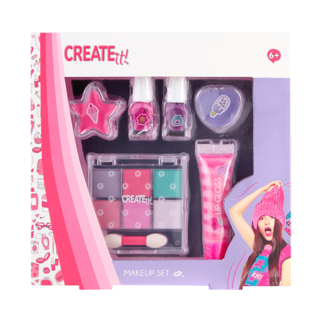Косметика - Набір косметики Create It! Рожево-ліловий (884507)#3