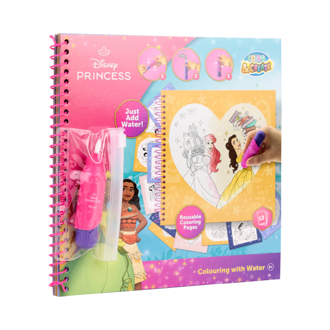 Товари для малювання - Водна розмальовка Disney Princess (DP252390)#2
