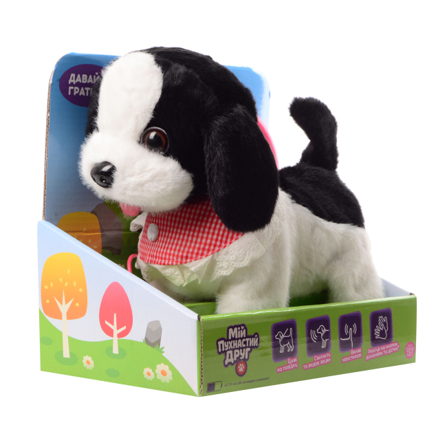 М'які тварини - Інтерактивна іграшка Мій пухнастий друг Песик Робін (CJ-4857150)#5