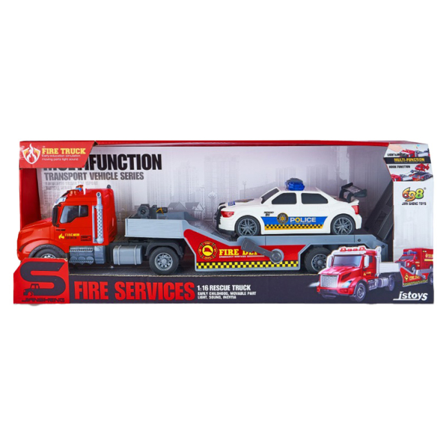 Транспорт и спецтехника - Игровой набор Cars S Трал и полицейская машина (CJ-4533953)#2