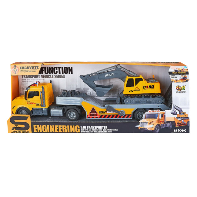 Транспорт и спецтехника - Игровой набор Cars S Трал и строительный кран (CJ-4533955)#2