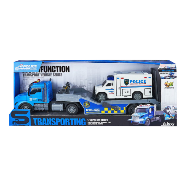 Транспорт и спецтехника - Игровой набор Cars S Трал и полицейский бус (CJ-4533958)#2