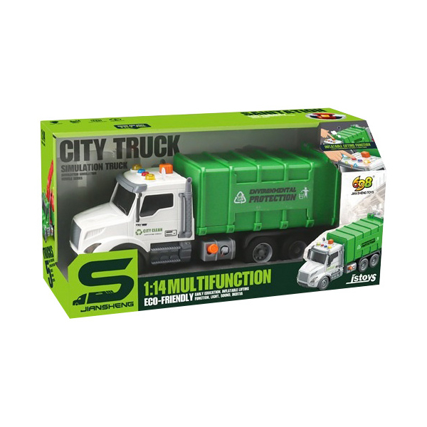 Транспорт и спецтехника - Автомодель Cars S Мусоровоз 1:14 (CJ-4436961)#2