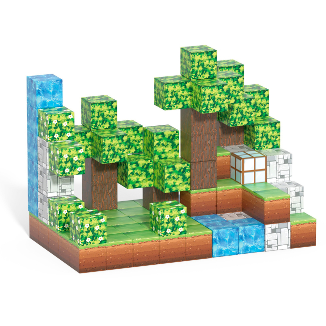 Магнитные конструкторы - Конструктор My World Магнитные блоки 104 детали (CJ-4832565)#2