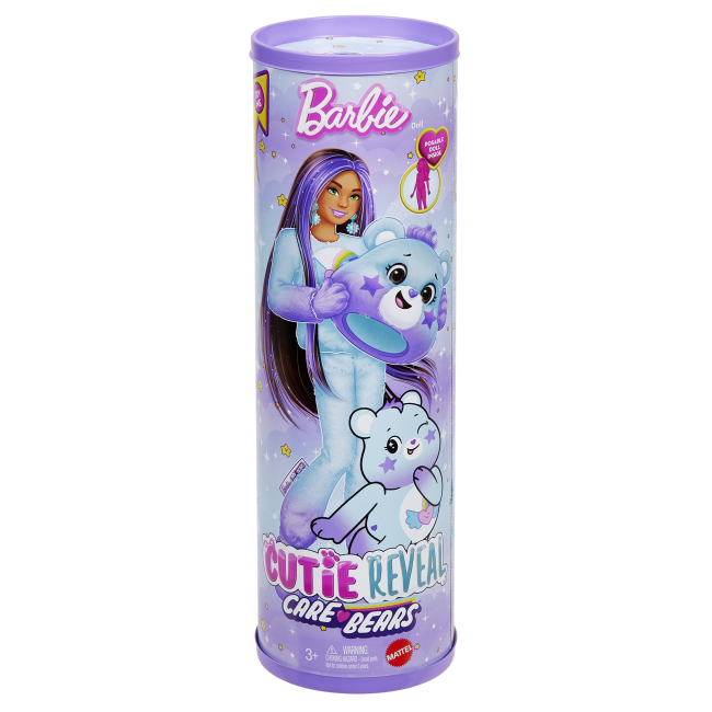 Куклы - Кукла Barbie Cutie Reveal Care bears Новая волна Мишка Мечтатель (JFV61)#5