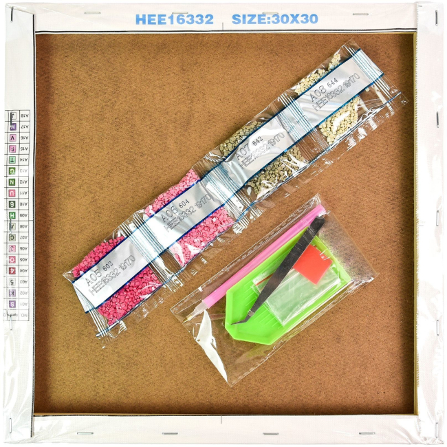 Мозаика - Алмазная картина Strateg Семья рыженьких 30 х 30 см (4823113868970/8HEE16303)#2