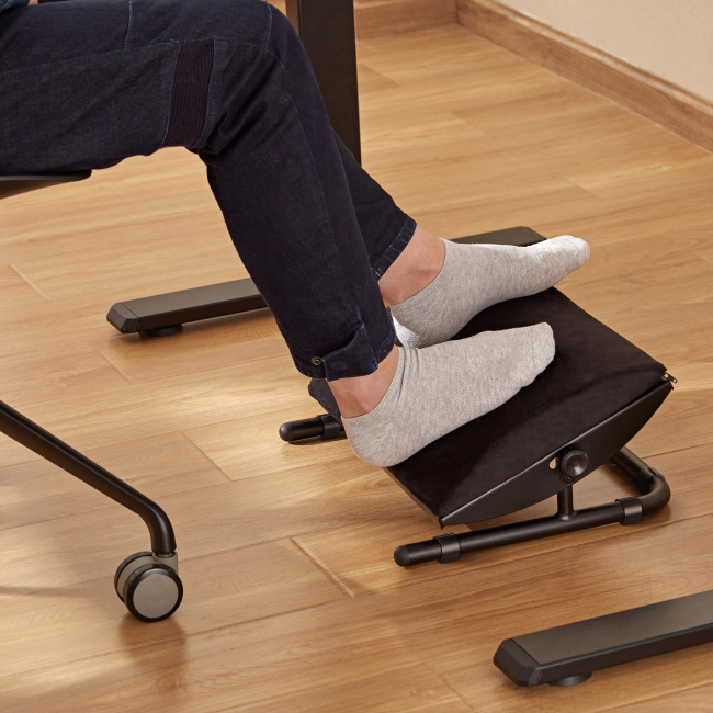 Мебель для геймеров - Подставка для ног OfficePro Black (FR960B)#6