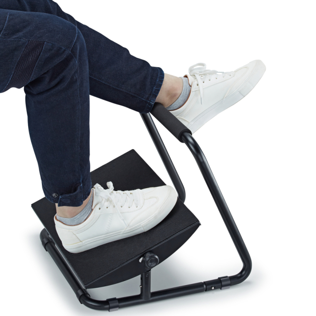 Меблі для геймерів - Підставка для ніг OfficePro Black (FR1040B)#5