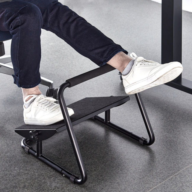 Меблі для геймерів - Підставка для ніг OfficePro Black (FR1040B)#6