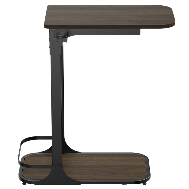 Меблі для геймерів - Приставний столик OfficePro Dark wood black із подовжувачем, USB-роз'ємами та тримачем для гарнітури (SD185DW)#2