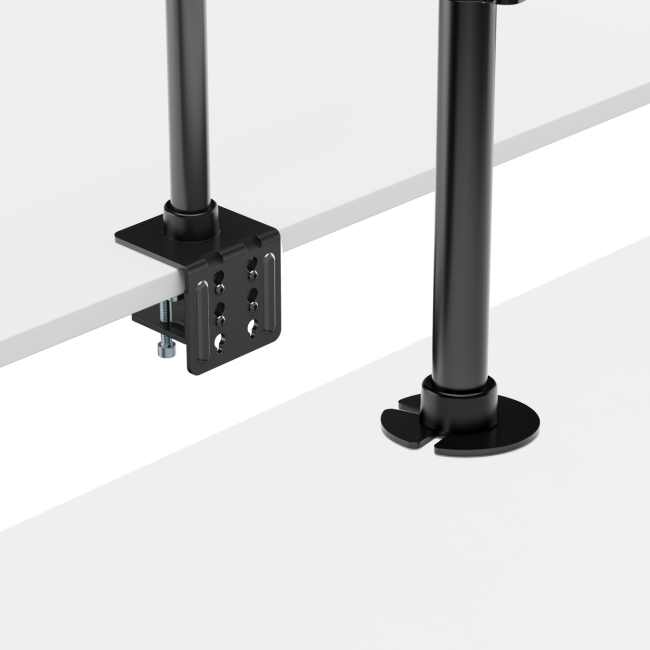 Меблі для геймерів - Настільне кріплення для двох моніторів OfficePro 17-49'' 2-20kg Black (MA122B)#5