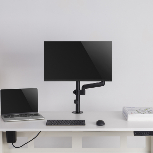 Мебель для геймеров - Настольное крепление для монитора OfficePro 17-32'' 1-9 kg Black (MA721B)#7