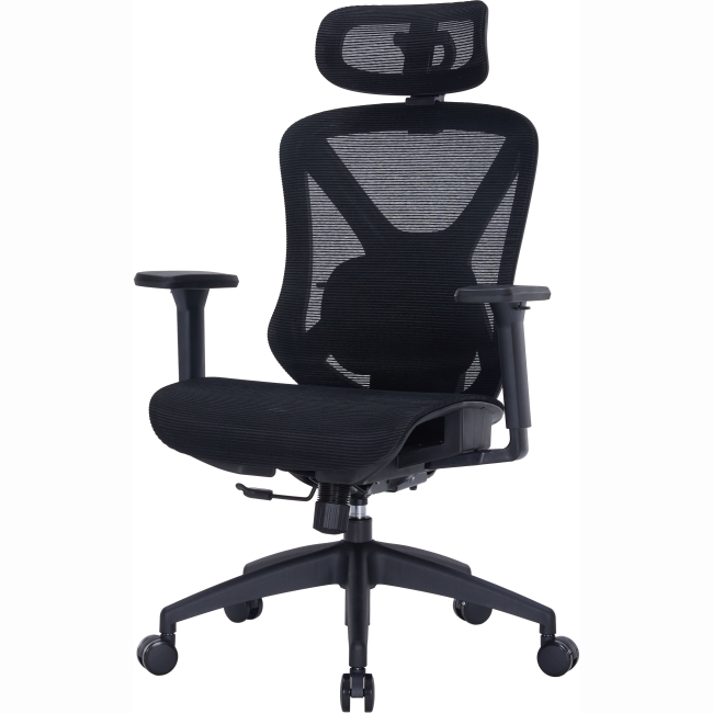 Меблі для геймерів - Крісло офісне OfficePro Atlas Black (OC630-B-B-B)#3