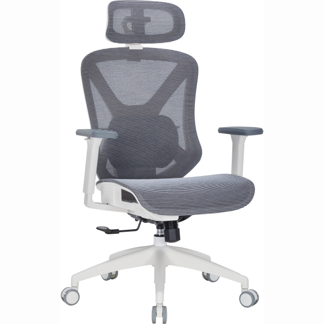 Мебель для геймеров - Кресло офисное OfficePro Atlas White/Dark Gray (OC630-W-DG-DG)#2