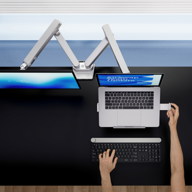 Мебель для геймеров - Держатель для ноутбука OfficePro White (LH340B) (LH340W)#5