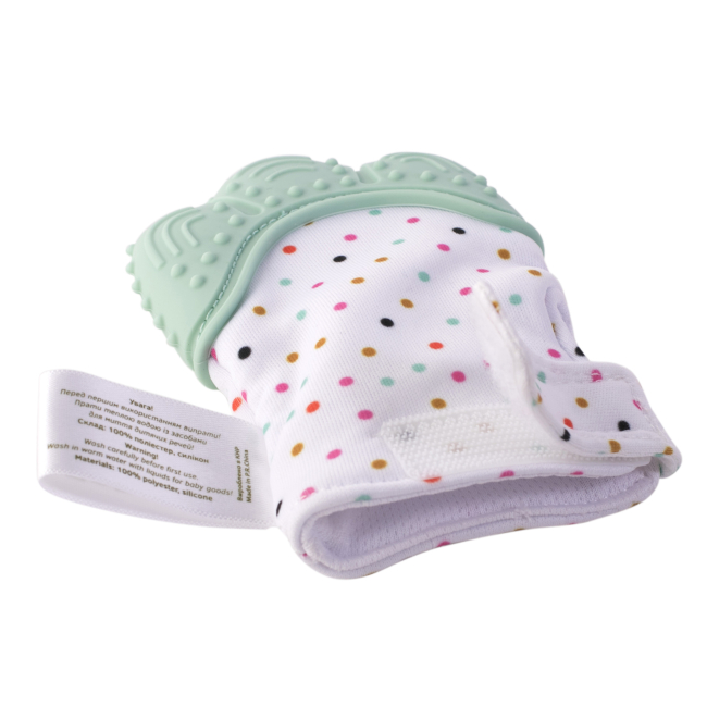 Брязкальця, прорізувачі - Прорізувач-рукавичка Baby Team м'ятний (4090/1)#3