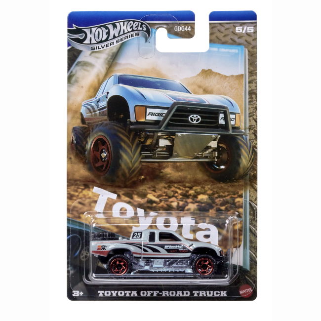 Автомоделі - Автомодель Hot Wheels Silver series Toyota off road truck (GDG44/JCB75)#4