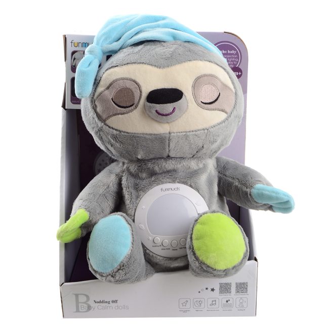 Нічники, проектори - Нічник Funmuch Лінивець з функцією колисання та проектором (FM666-75)#3