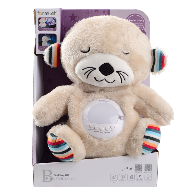 Нічники, проектори - Нічник Funmuch Видра з функцією колисання та проектором (FM666-73)#4