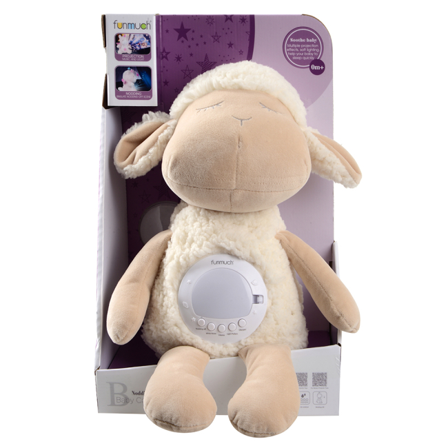 Нічники, проектори - Нічник Funmuch Овечка з функцією колисання та проектором (FM666-78)#3