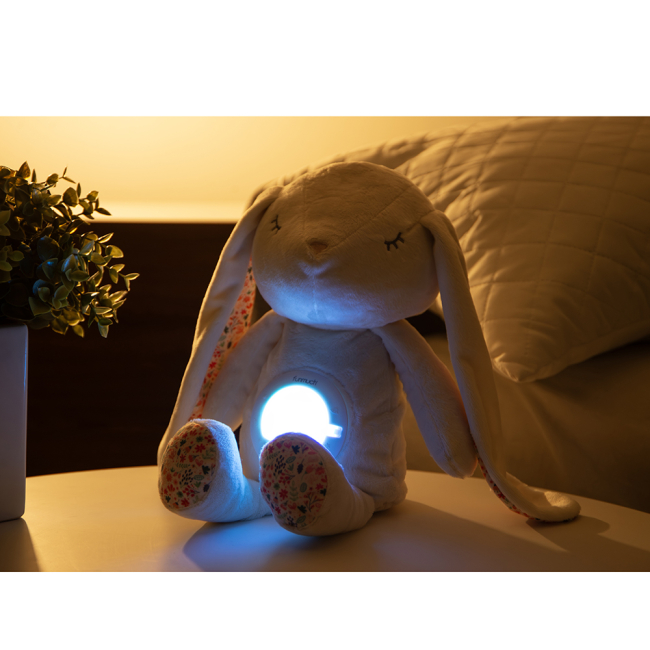 Нічники, проектори - Нічник Funmuch Кролик бежевий з функцією колисання та проектором (FM666-79)#4