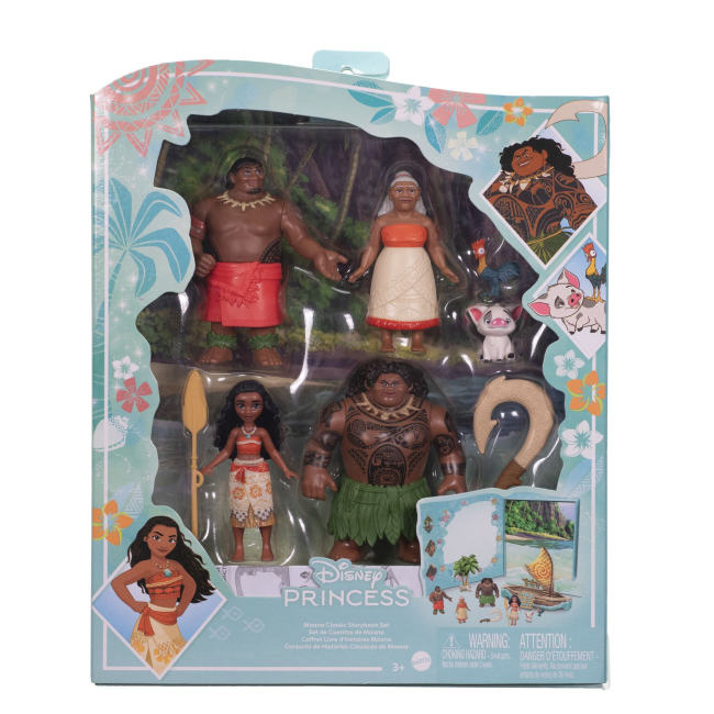 Фігурки персонажів - ​Набір фігурок Disney Історія Моани (HLW90)#4