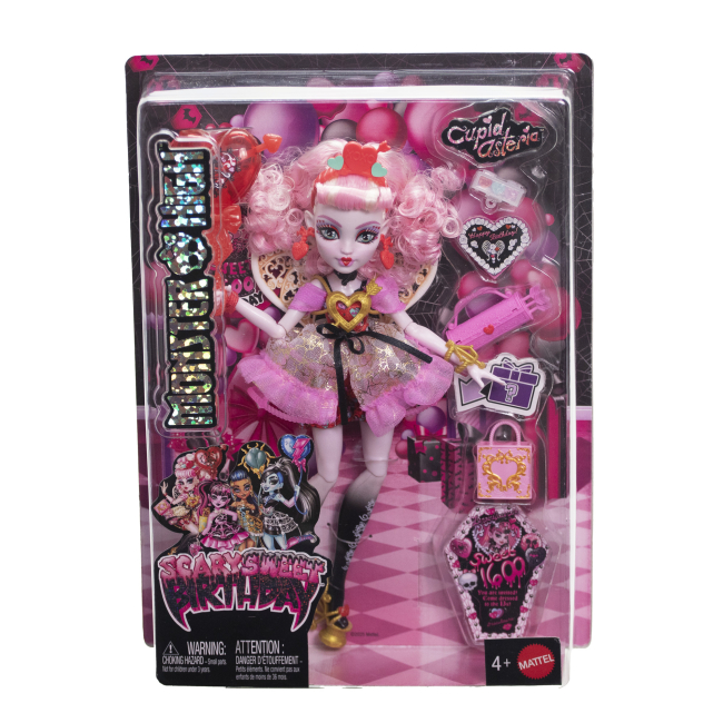 Куклы - Кукла Monster High Страх какой сладкий день рождения Кукла Купидон (JBG77)#4