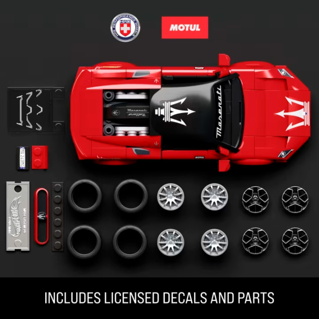 Конструктори Hot Wheels - Конструктор Hot Wheels Brick Shop Speed Maserati MC20 250 деталей (JFR90)#3