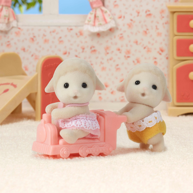 Фігурки тварин - Ігровий набір Sylvanian Families Ягнята-двійнята оновлений (5829)#3