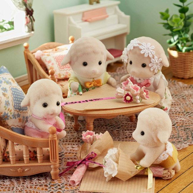 Фігурки тварин - Ігровий набір Sylvanian Families Ягнята-двійнята оновлений (5829)#5