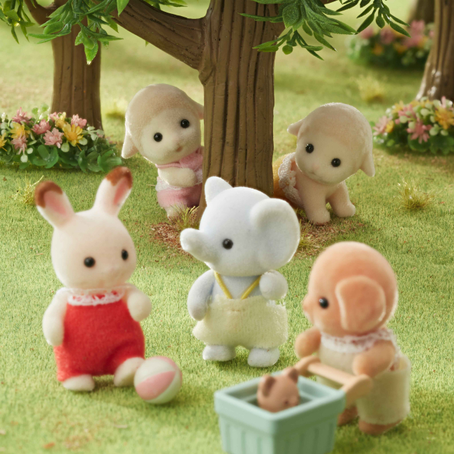 Фігурки тварин - Ігровий набір Sylvanian Families Ягнята-двійнята оновлений (5829)#6