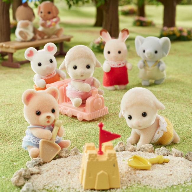 Фігурки тварин - Ігровий набір Sylvanian Families Ягнята-двійнята оновлений (5829)#8