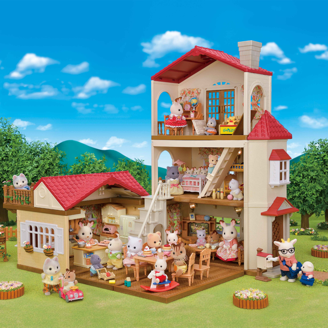 Меблі та будиночки - Ігровий набір Sylvanian Families Великий двоповерховий будинок (5716)#6