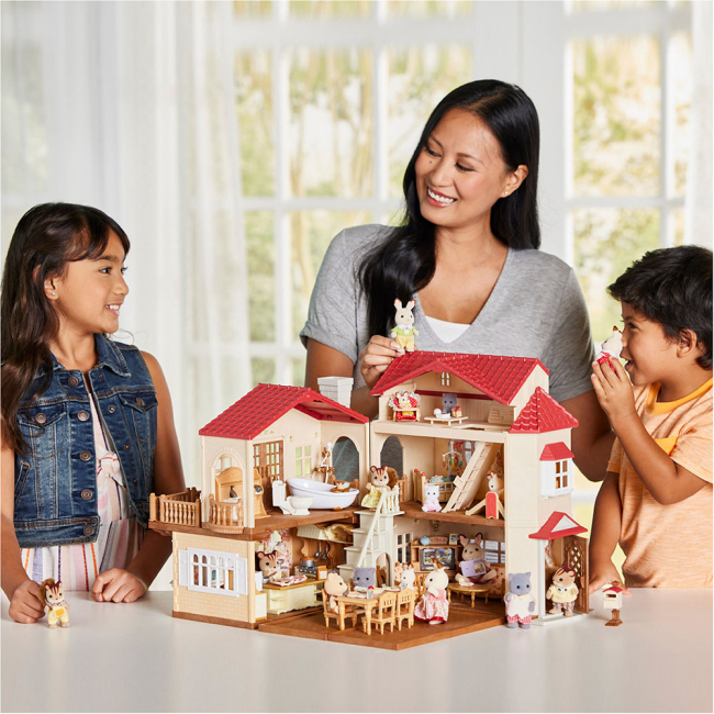 Меблі та будиночки - ​Ігровий набір Sylvanian Families Великий двоповерховий будинок (5716)#9