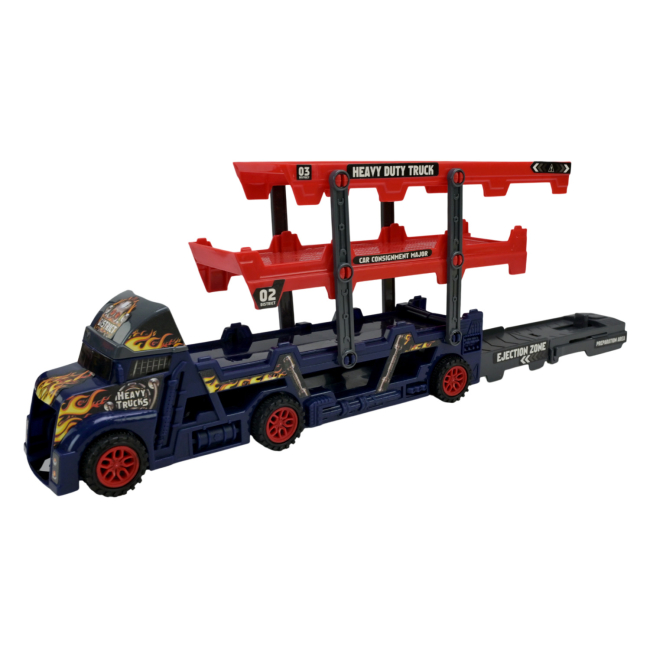 Транспорт і спецтехніка - Ігровий набір Країна Іграшок Трейлер з машинками (K140A11)#3