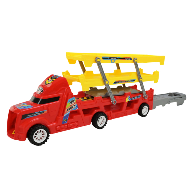 Транспорт и спецтехника - Игровой набор Країна Іграшок Трейлер с машинками (038-3A)#3