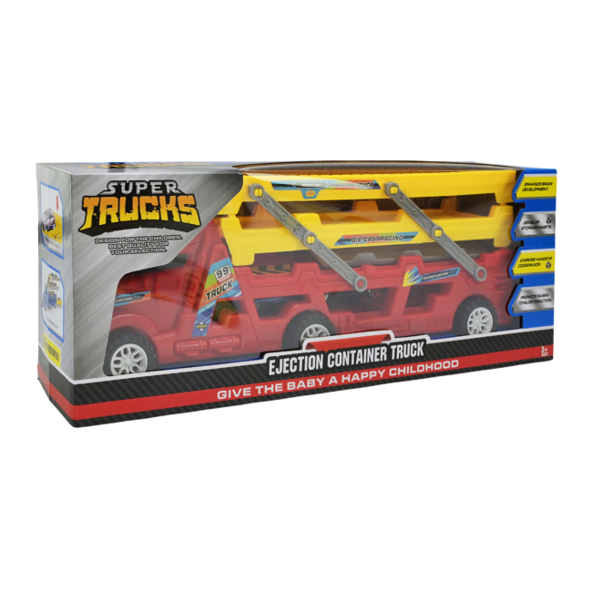 Транспорт и спецтехника - Игровой набор Країна Іграшок Трейлер с машинками (038-3A)#5