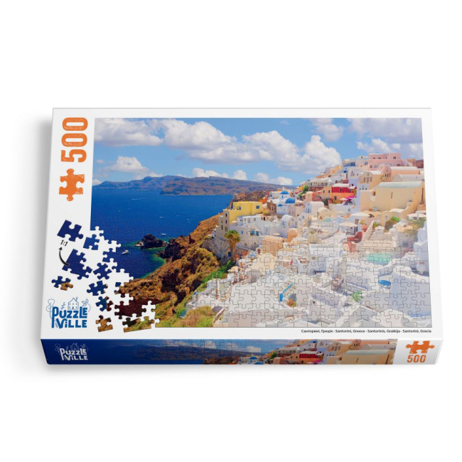 Пазлы - Пазл Puzzleville Санторини Греция 500 элементов (PZL500_2)#2